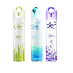 Godrej Aer 1 X Fresh Lush Green, 1 X Cool Surf Blue, 1 X Violet Valley Bloom Aer Freshner Liquid Spray (Pack of 3)-image-18