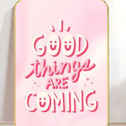 Myntra Elegant Homes Pink & Off White Wooden Motivational Quote Wall Art-35
