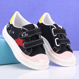 Babyoye Casual Shoes Star Patch - Black-picture-42