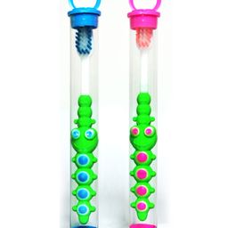 Yunicorn Max YMX 508 Caterpiller Toothbrush With Protective Hygine Lid Cover (Color May Vary)-10