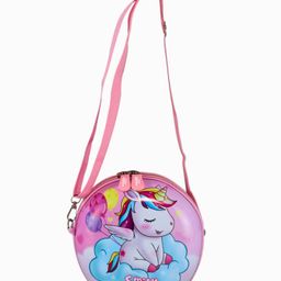 Smily Kiddos Eva Shell Sling Bag - Unicorn theme Pink-72