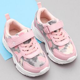 Cute Walk by Babyhug Sneaker Shoes with Velcro Closure - Pink-picture-31