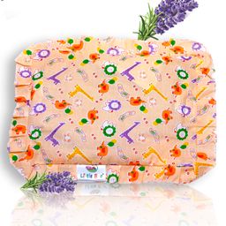 Littleboo baby Head Shaping Mustard Seeds FullRai Pillow  Animal Print Square shape Orange-picture-13