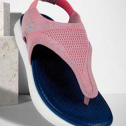 KazarMax Mesh Detailed Sandals - Pink-image-69