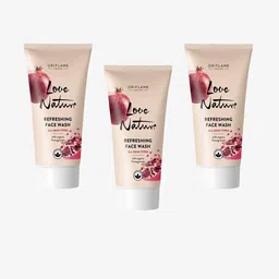 Oriflame Set Of 3 Love Nature Refreshing Face Wash With Pomegranate - 50 ml Each-picture-44