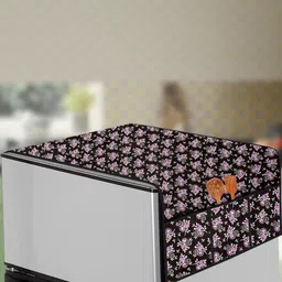 The Furnishing Tree Purple Printed Refrigerator Cover-image-71