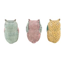 Chumbak Set Of 3 Enlightened Owls Showpieces image 5