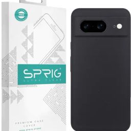 Sprig Liquid Silicone Back Cover for GOOGLE PIXEL 8 (Black)-picture-4