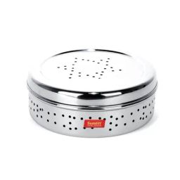 Sumeet Silver Stainless Steel 1pc Container with Lid-37