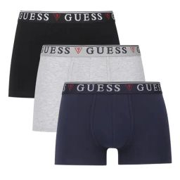 Guess Multicolor Solid Trunks (Pack of 3)-picture-19
