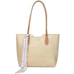 PELLE LUXUR Brown Solid Medium Tote Handbag-43