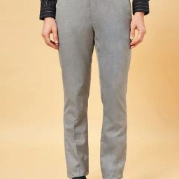 Peregrine by Pantaloons Cinder Slim Fit Trousers-picture-12