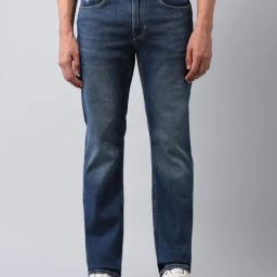 U.S. Polo Assn. Denim Co. Blue Cotton Slim Fit Solid Jeans-image-70