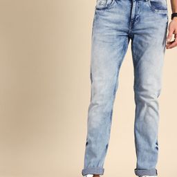 Being Human Men Slim Fit Heavy Fade Stretchable Jeans-image-39