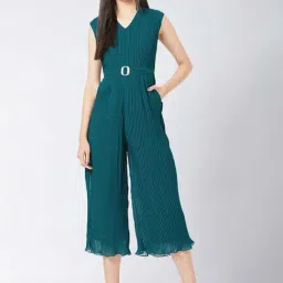 Miss Chase Green Regular Fit Jumpsuit-image-50