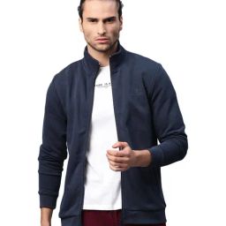 ALCIS Navy Cotton Regular Fit Sweatshirt-image-38