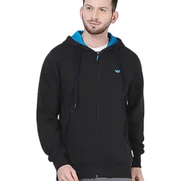 Wildcraft Black Hooded Sweatshirt-image-63