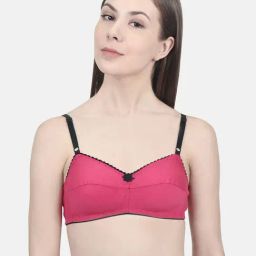 Innocence Fuchsia Non Wired Non Padded T-Shirt Bra-image-37