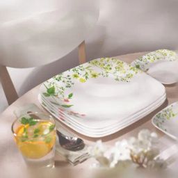 Corelle Asia Provence Garden 17cm Square Round Small Plate Pack of 6-image-85