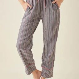 The Kaftan Company Multicolor Cotton Striped Pyjamas-picture-6