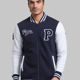 Parx Blue Regular Fit Printed Sweatshirt-image-35