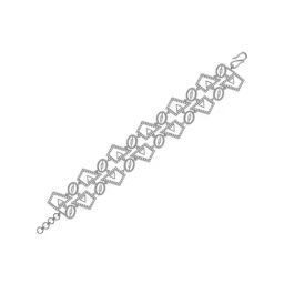 Rihi by P.C. Chandra Jewellers 92.5 Sterling Silver Chunky Bracelet for Women & Girls-22