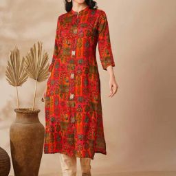 Fashor Multicolor Printed Straight Kurta-picture-27