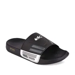 Campus Men's Black Slides image 2