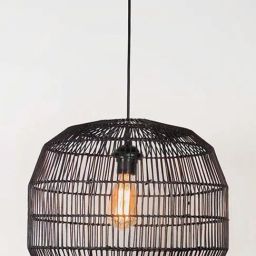 Whispering Homes Coral Handwoven Pendant Lamp-43