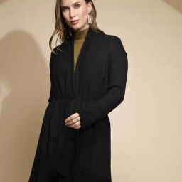 Global Republic Black Woolen Shrug-image-12