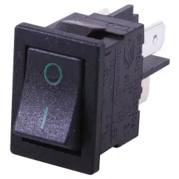 ARCOLECTRIC (BULGIN LIMITED) ROCKER SWITCH, DPST, BLACK/GREEN, H8550XBAAC-picture-28