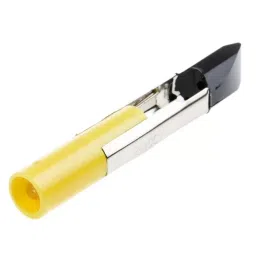 RS PRO LED Indicator Lamp, Telephone Slide, Yellow, Single Chip, 6.8 mm dia 24 V AC/DC 204158-19
