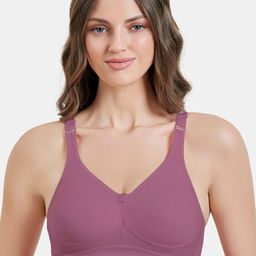 MAROON T-shirt Bra Full Coverage Non Padded Non-Wired All Day Comfort-picture-38