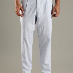 Thomas Scott Men Smart Straight Fit Pleated Trousers-image-87