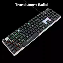Zebronics Wired Gaming Keyboard Mouse Combo Multicolor with USB2.0 Interface and 104 Keys Backlit, ITD112 image 2