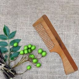 averX Set Of 4 Kacchi Neem Wood Comb-9
