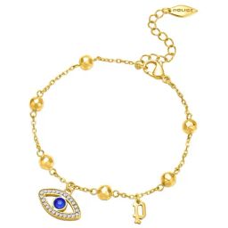 Police Crystal Flexible fit Blue Flexible fit Bracelet for Women-19