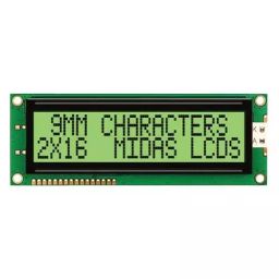 MIDAS DISPLAYS DISPLAY, ALPHANUMERIC, 16X2, YELLOW/GRN, MC21609A6W-GPTLY-V2-image-21