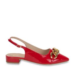 Scentra Women's Marianna Red Back Strap Sandals-image-105