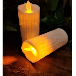 EcommOceans LED Lights for Home Decoration with Artificial Dancing Flame Set of 2 image 2
