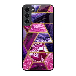 QRIOH Abstract Printed Samsung Galaxy S22 Plus Back Case Mobile Accessories-picture-2