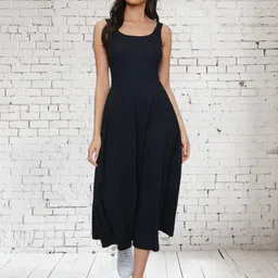 Areca Designer Fit & Flare Midi Dress-image-30