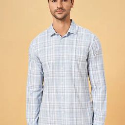 Byford by Pantaloons Angel Falls Cotton Slim Fit Checks Shirt-picture-21
