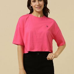 Allen Solly Woman Women Drop-Shoulder Sleeves T-shirt-33