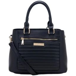 Giordano Black Quilted Medium Satchel-18