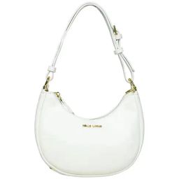 PELLE LUXUR White Solid Medium Shoulder Handbag-38