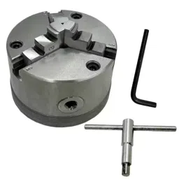 MachEl 5 inch (125 mm) 3-Jaw Self-Centering Lathe Chuck with Cast Iron Back Plate For Myford Lathes-picture-34
