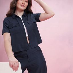 DressBerry Solid Shirt With Trousers Co-Ords-image-50