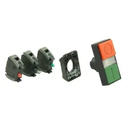 RS PRO Illuminated Push Button Complete Unit 22.5 mm 1NO+1NC, 2398204 image 2