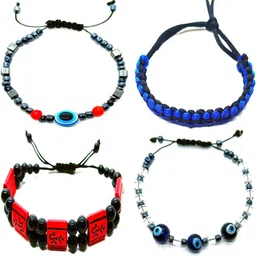 Dynamic Retail Global Multicoloured Drawstring Men Bracelet-36